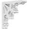 Ekena Millwork Riley Architectural Grade PVC Corbel, 1 7/8"W X 8"D X 8"H CORP01X08X08RL - alternate 1